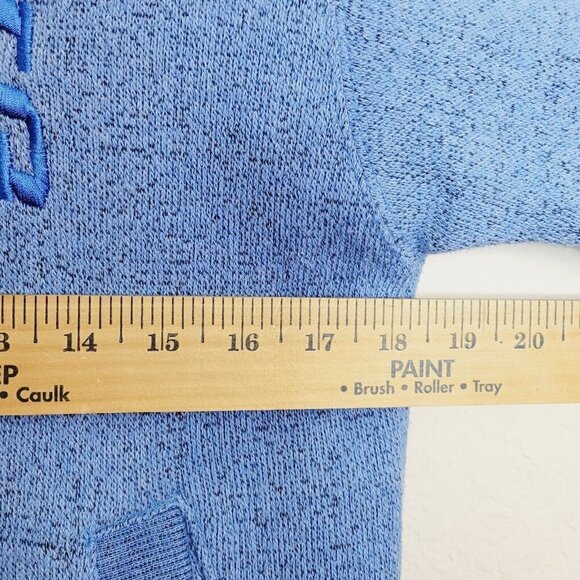 Vintage Handmade Unisex Outer Banks Swacket Sweater Jacket Sm Carolina Blue - Picture 12 of 14